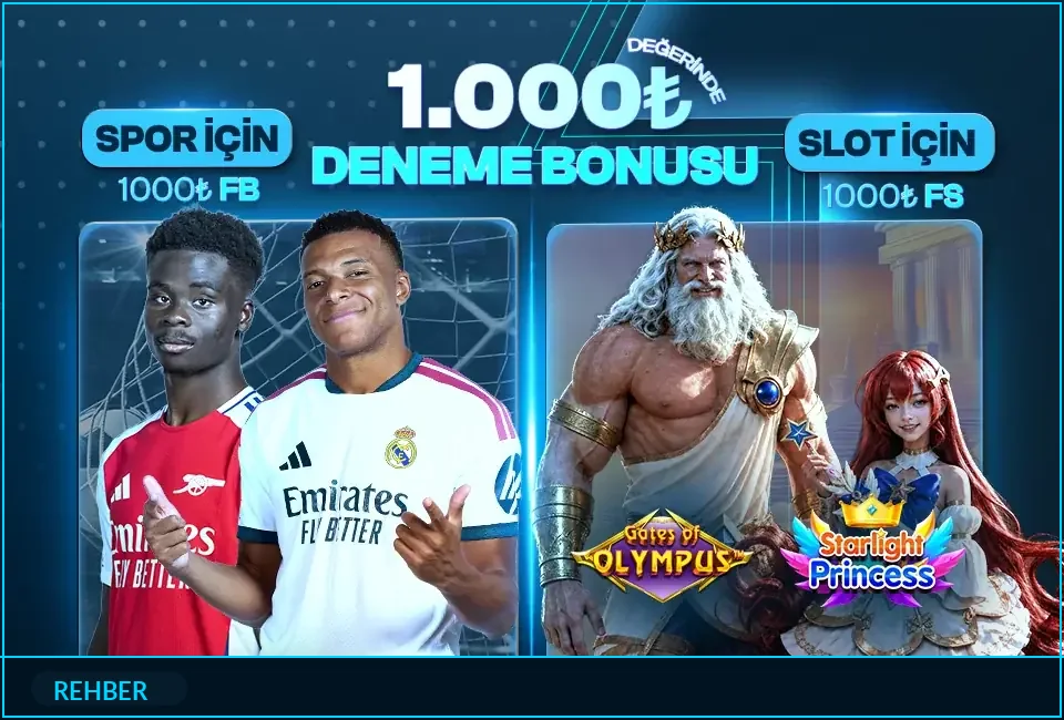 Yekbet 1000 TL Deneme Bonusu