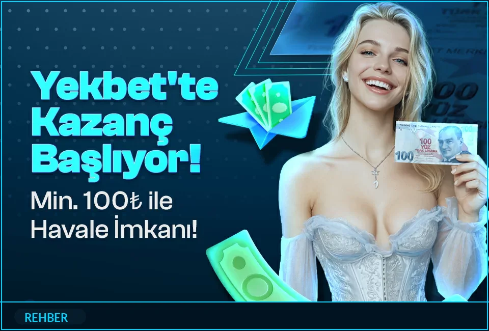 Yekbet 100 TL Havale Notu